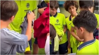 El lindo gesto de Thiago Messi con sus rivales