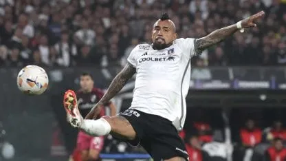 Vidal anticipó "una guerra" para el River - Colo-Colo del martes