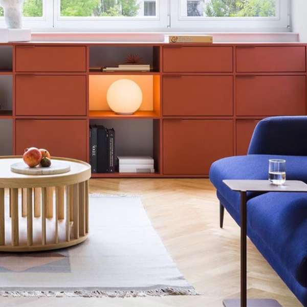 Sideboard in Terracota with Drawers