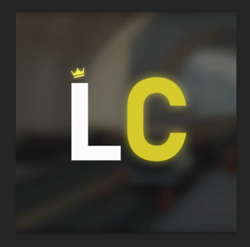 a yellow letter lc with a white l on it