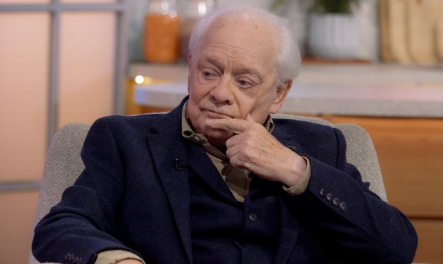 Editorial use only Mandatory Credit: Photo by Ken McKay/ITV/Shutterstock (14211565au) Sir David Jason 'Lorraine' TV show, London, UK - 15 Nov 2023