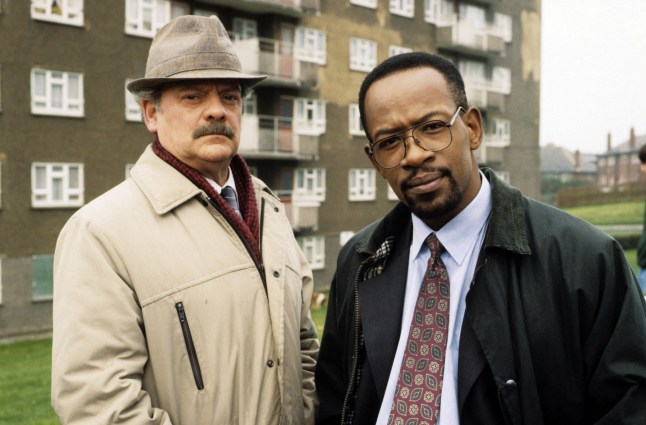 Television programme: A Touch of Frost, starring David Jason as D.I. Jack Frost and Lennie James as D.C. Carl Turner. Editorial Use Only / No Merchandising Mandatory Credit: Photo by ITV / Rex Features (1037037do)