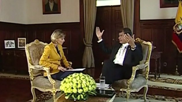 Versión completa de la entrevista exclusiva a Rafael Correa