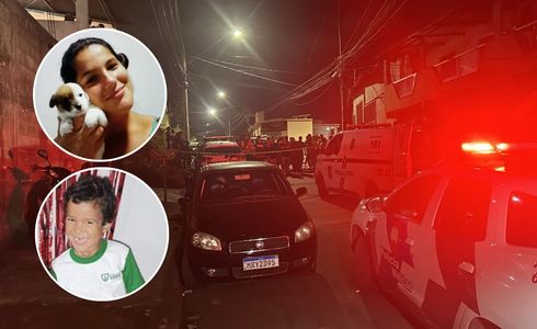 Ainda não está confirmado qual objeto foi usado para assassinar mulher e criança, que foram encontradas cobertas de sangue