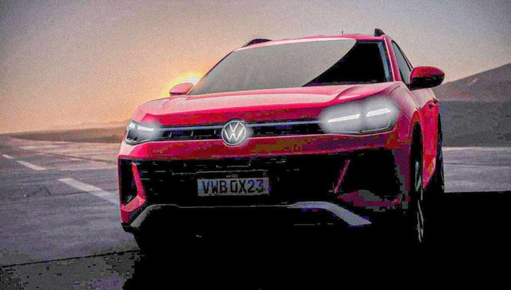 Volkswagen revela teaser do seu novo SUV inédito -  (crédito: Divulgação/Volkswagen/Edição - Equipe Vrum)