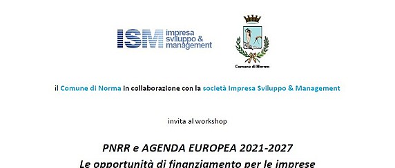 PNRR e AGENDA EUROPEA 2021-2027 Le opportunità di finanziamento per le imprese