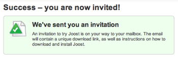 Joost Invite2