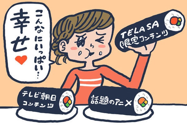 TELASA（テラサ）の豆知識