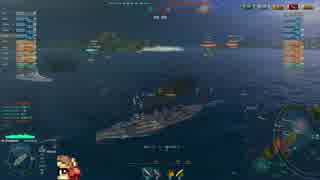 【WoWs】ガバプレイゆっくり実況動画【河内】