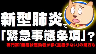 新型肺炎きっかけに「緊急事態条項」の必要性？- 専門家「無症状感染者が多く重症少ない」の見方も