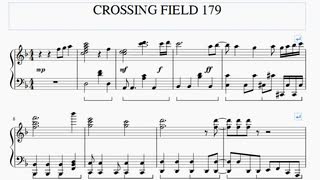 【SAO】LiSA「crossing field」【ピアノ】楽譜 ソードアート・オンラインOP ［ゲン］