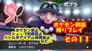 いろいろ禁止の縛りプレイ その11 【ポケモン剣盾】