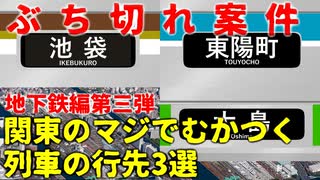 【地下鉄編第三弾】マジでめったに見れないレア行先3選【東京メトロ】【ゆっくり解説】