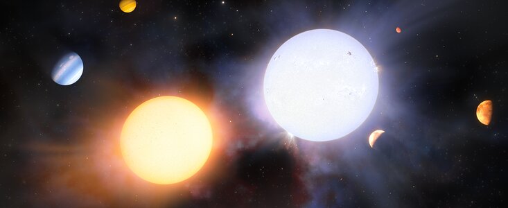 Gemini South Reveals Origin of Unexpected Differences in Giant Binary Stars