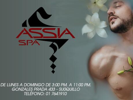 Assia is a gay spa in Lima, offering massages and spa packages