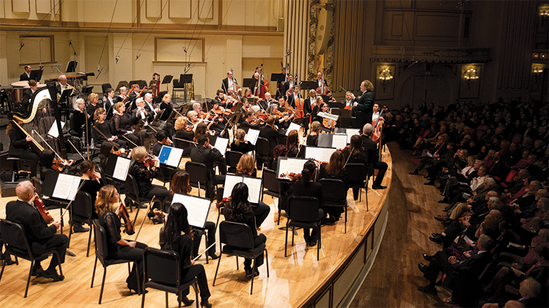 A St. Louis Symphony performance at Powel Hall.