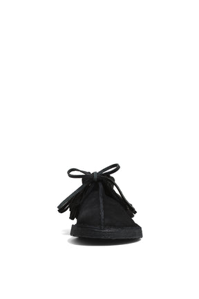 × CLARKS RECOGNIZE FRINGE DESERT TREK / BLK SUEDE