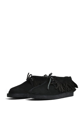 × CLARKS RECOGNIZE FRINGE DESERT TREK / BLK SUEDE