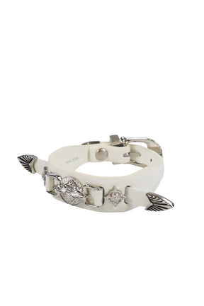 CONCHO BELT BANGLE / WHT