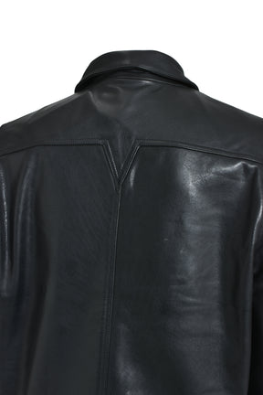 BLACK 6-ZIP TRUCKER JACKET / BLK