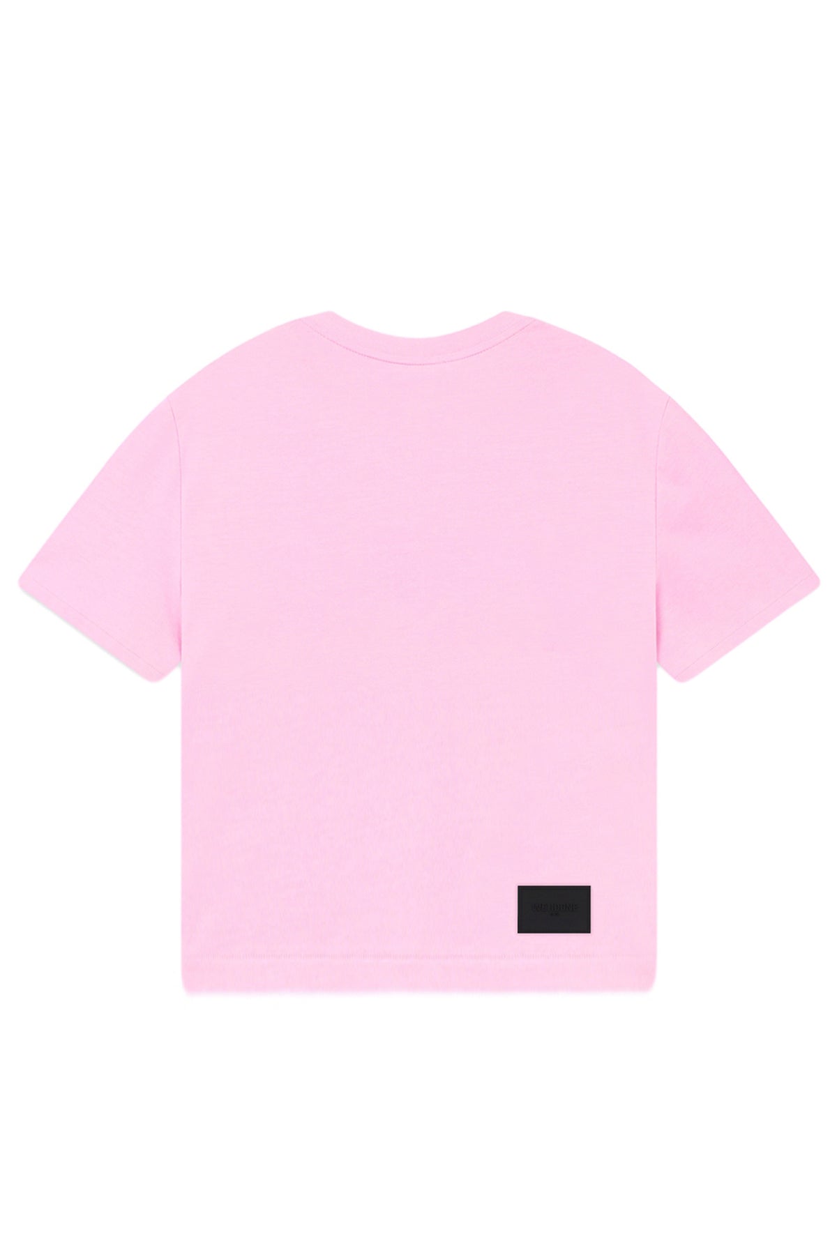 LIGHT PINK WOMENS CROPPED SHORT-SLEEVED T-SHIRT / LIGHT PNK