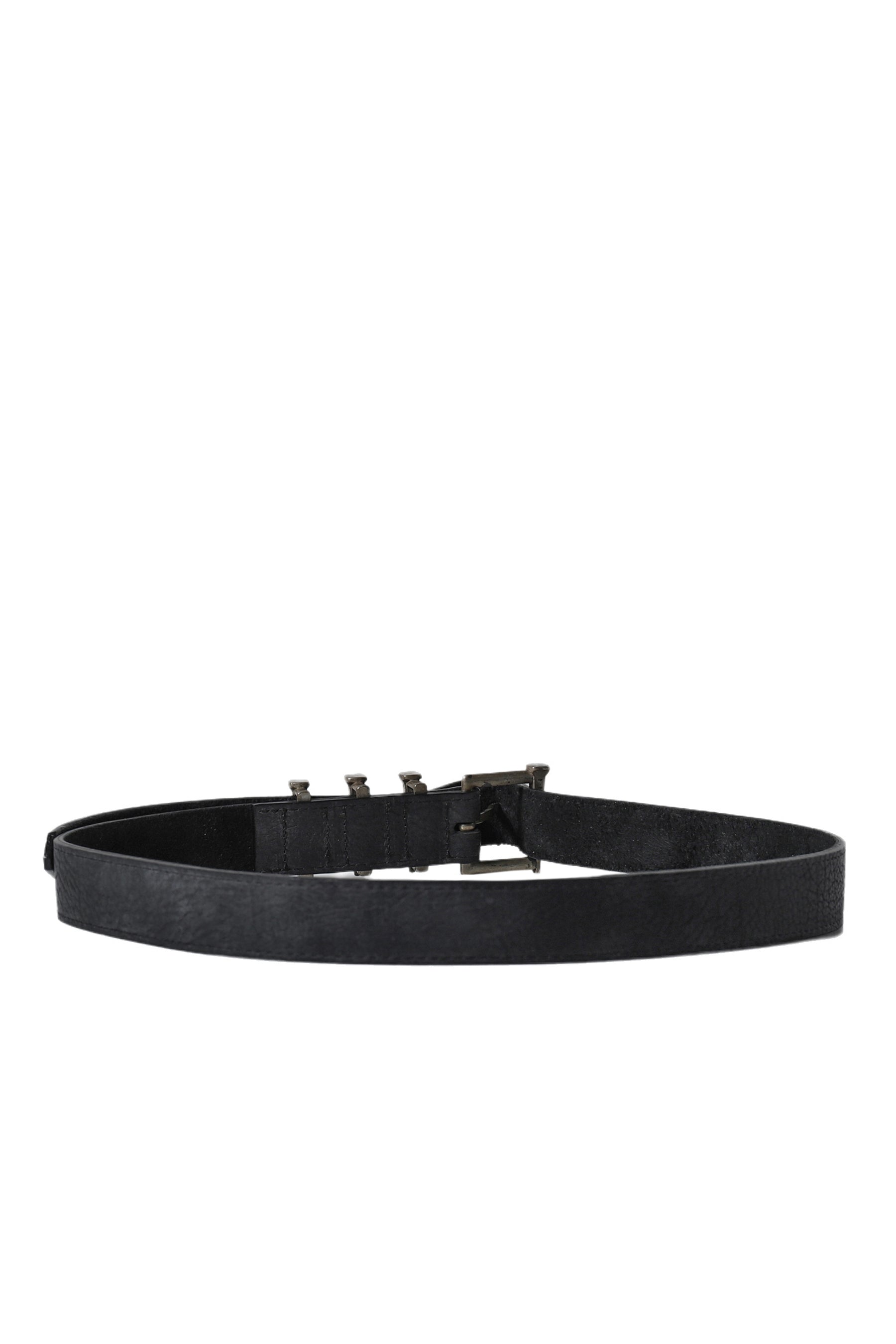 925. SILVER BOX NAIL BELT / BLK