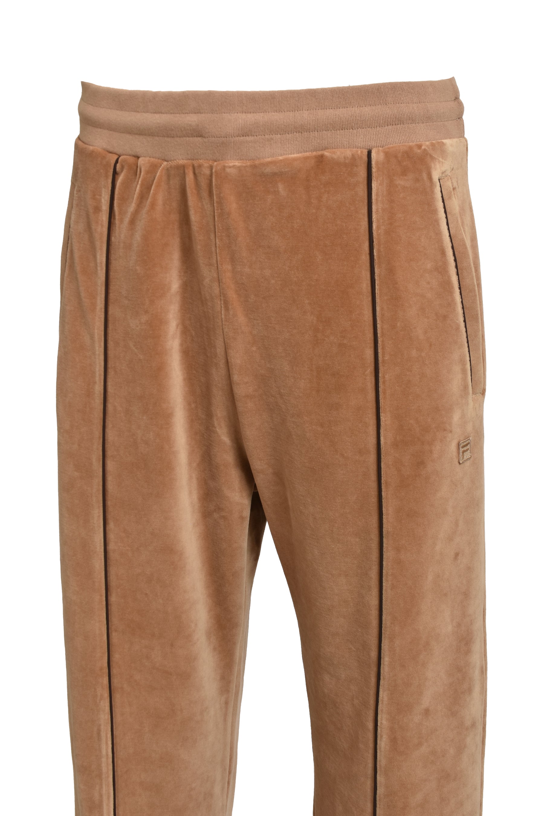 F+ VELOUR TRACK PANT / CAMEL