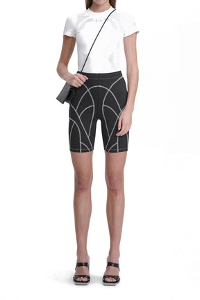 SPADIX BIKER SHORTS / BLK