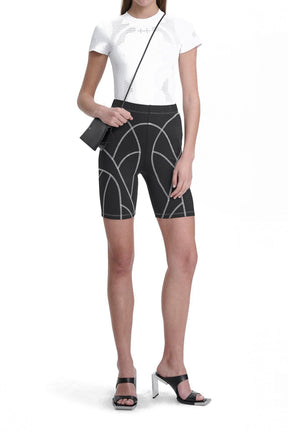 SPADIX BIKER SHORTS / BLK