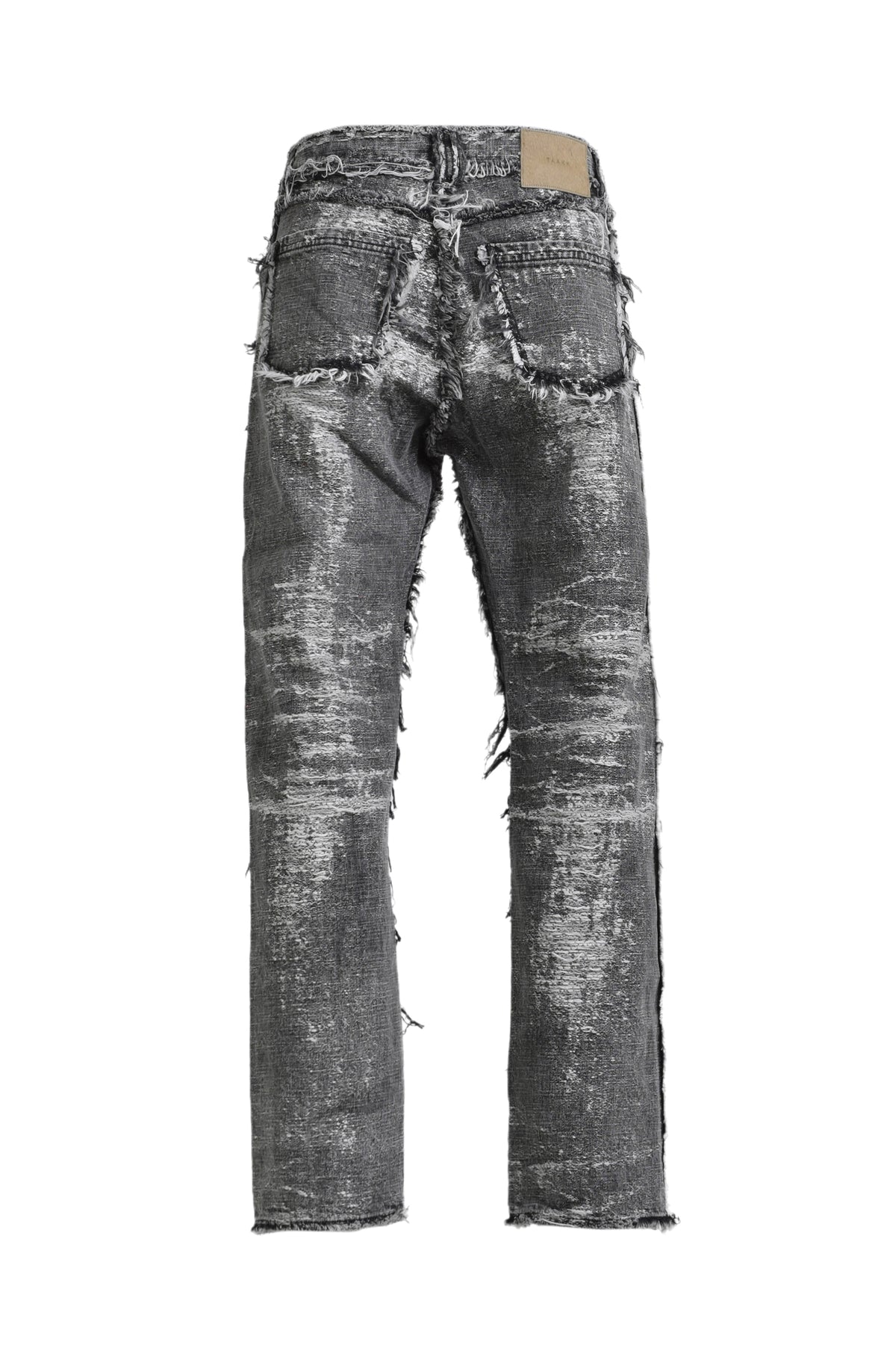 STRAIGHT DENIM PANTS / BLK