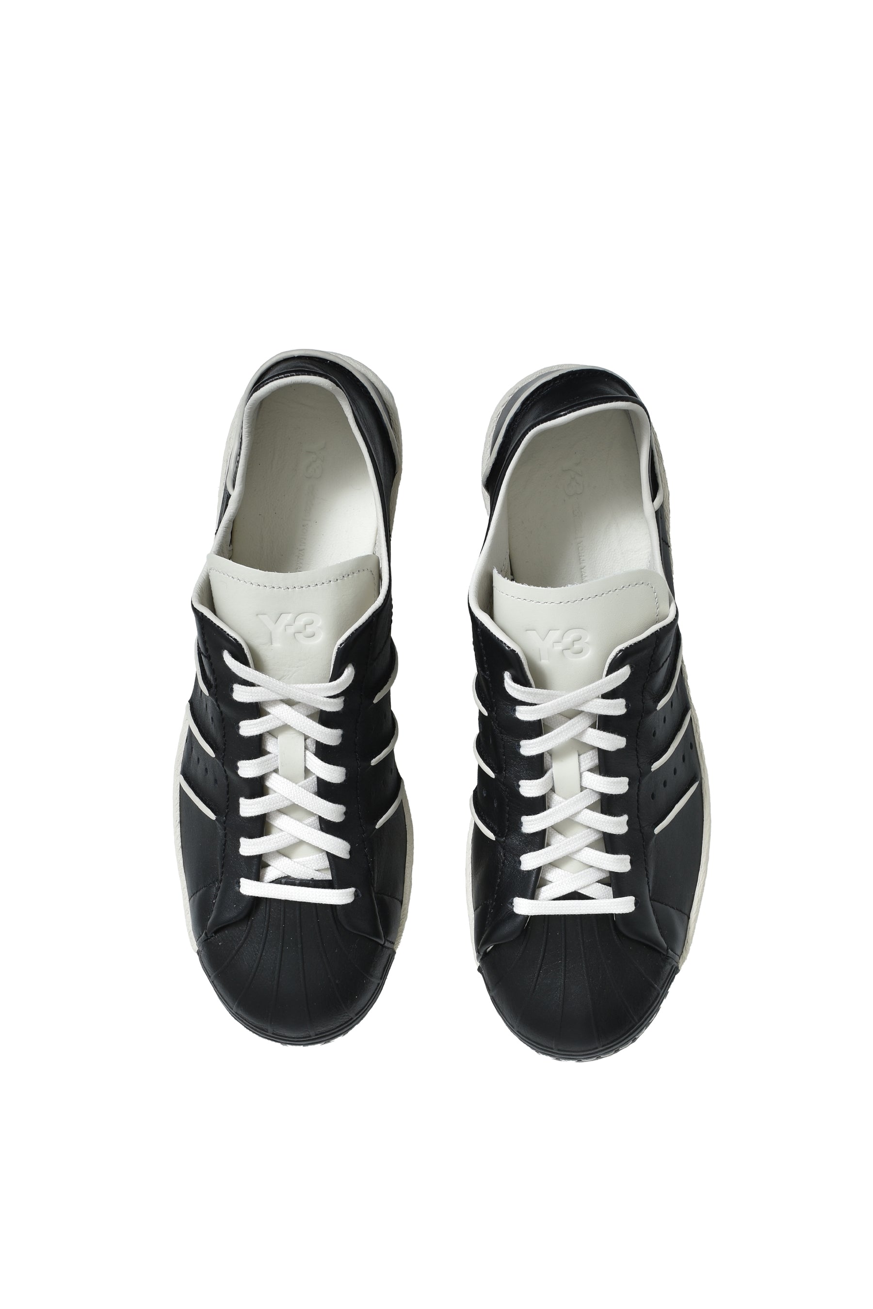 Y-3 SUPERSTAR / BLK/BLK/TALC