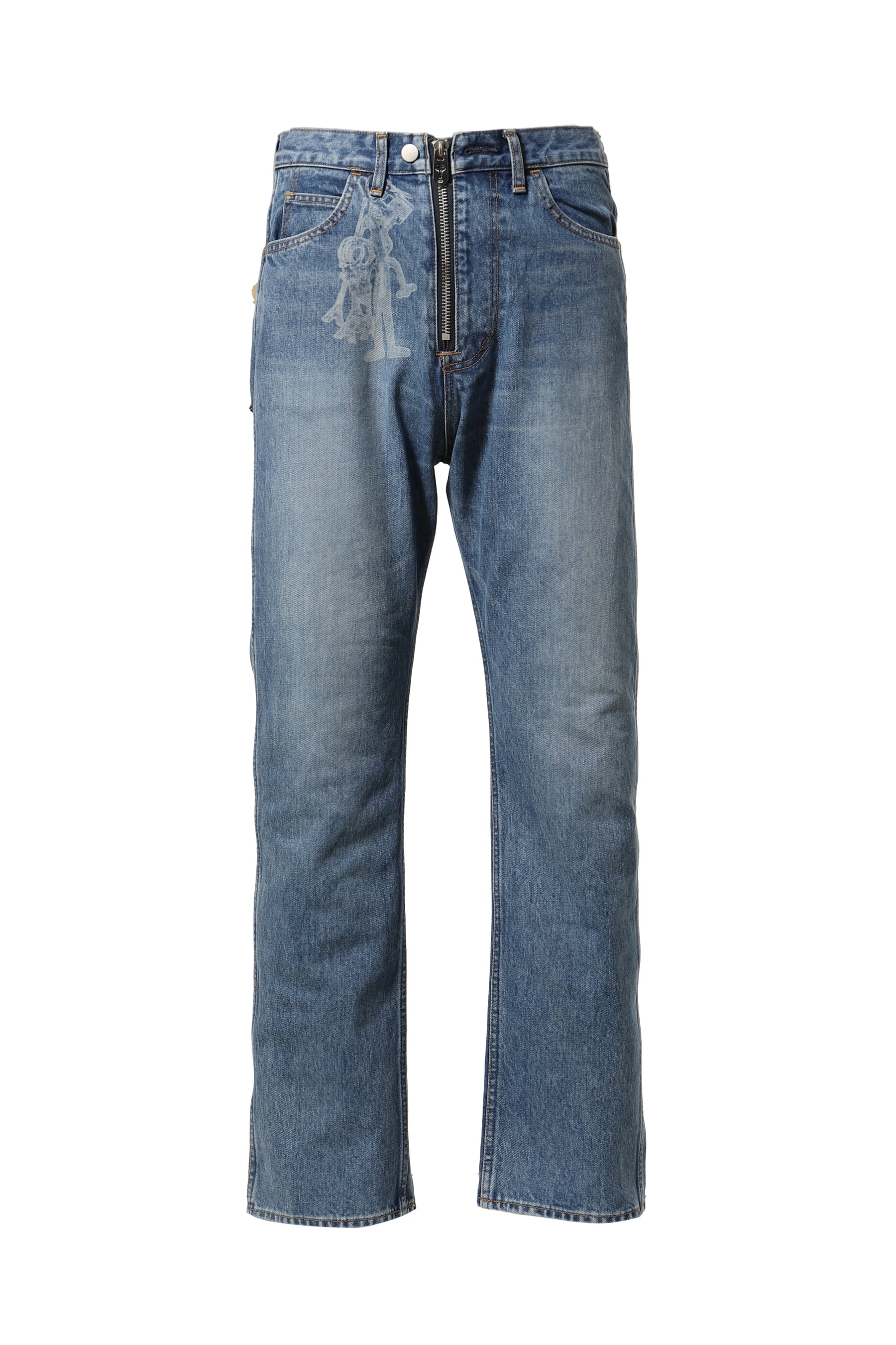 "MASUBOYS" STRAIGHT JEANS (KEYHOLDER) / FADED INDIGO