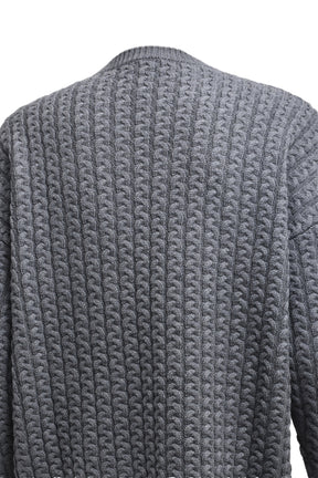 SWEATER / DARK GRY MELANGE