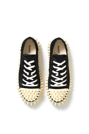 SPIKY CANVAS SNEAKER / BLK