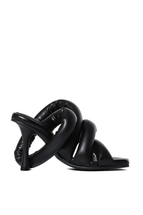 CIRCULAR HEEL / BLK