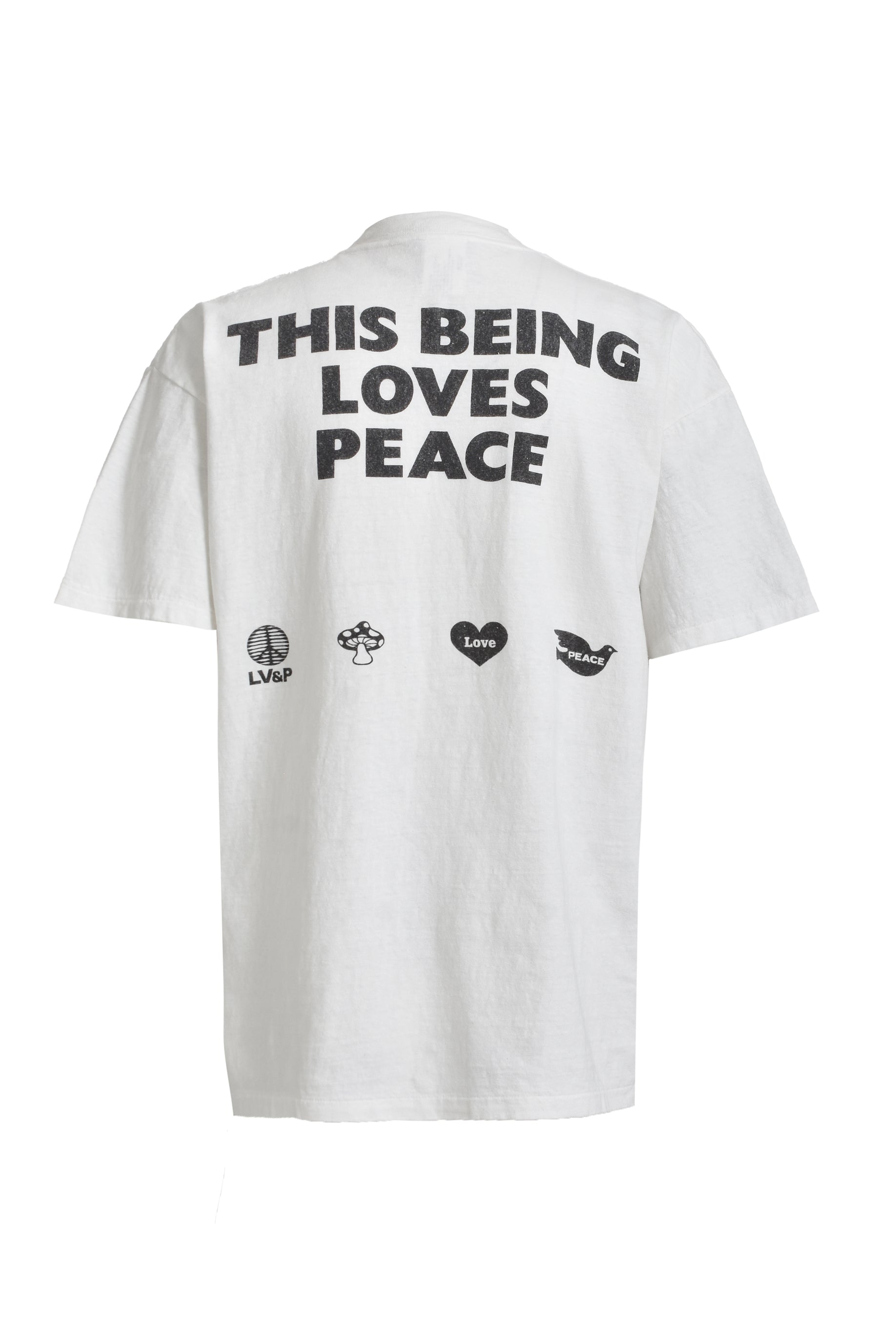 S/S T-SHIRT PEACE / WHT