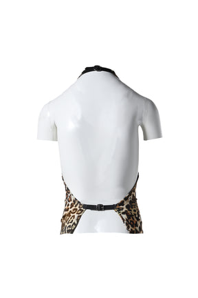 LEOPARD ZENE BACKLESS TOP / LEOPARD