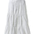 RODEO TIERED RUFFLE SKIRT  / WHT