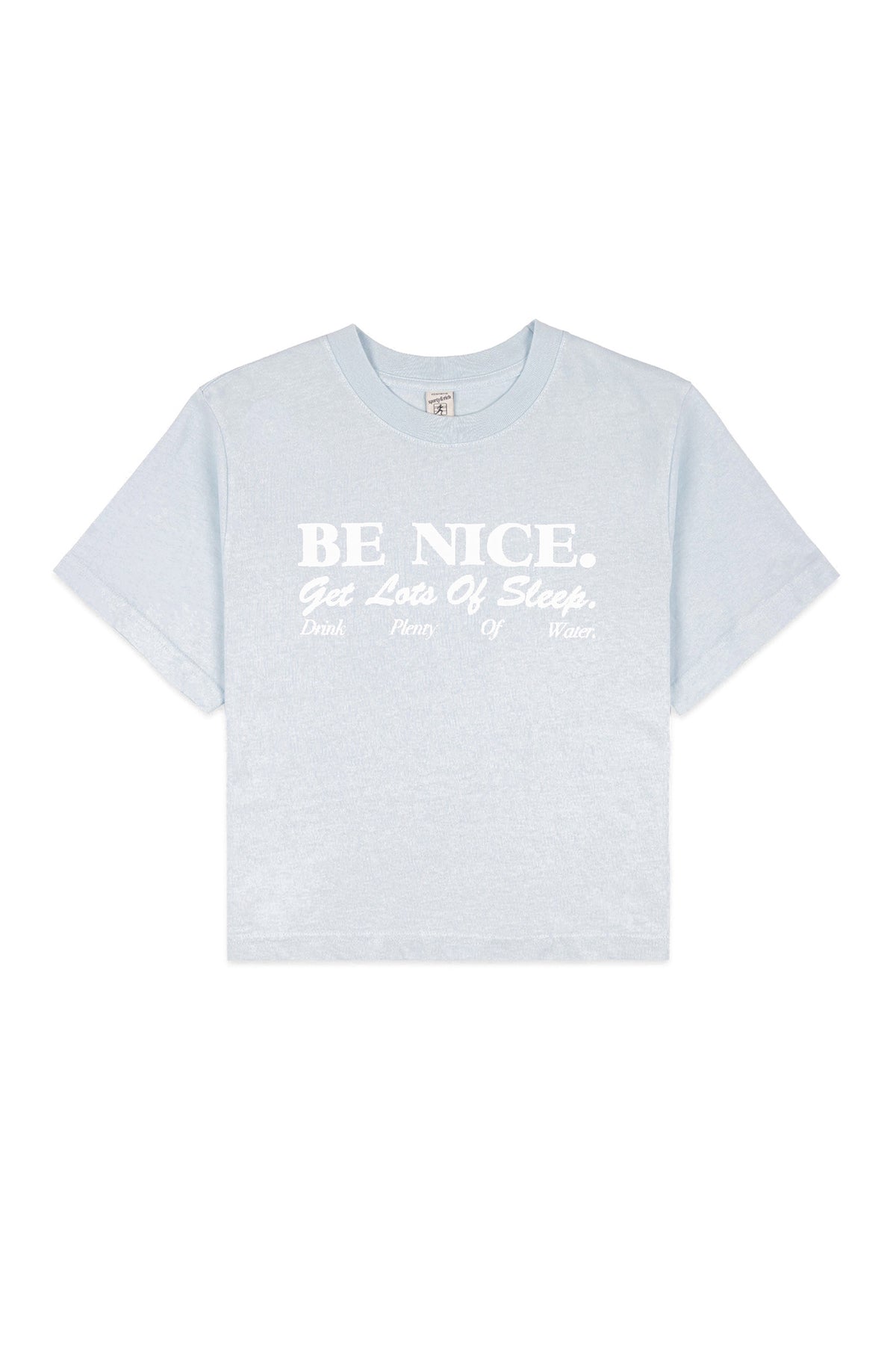 BE NICE CROPPED TOP / BLU