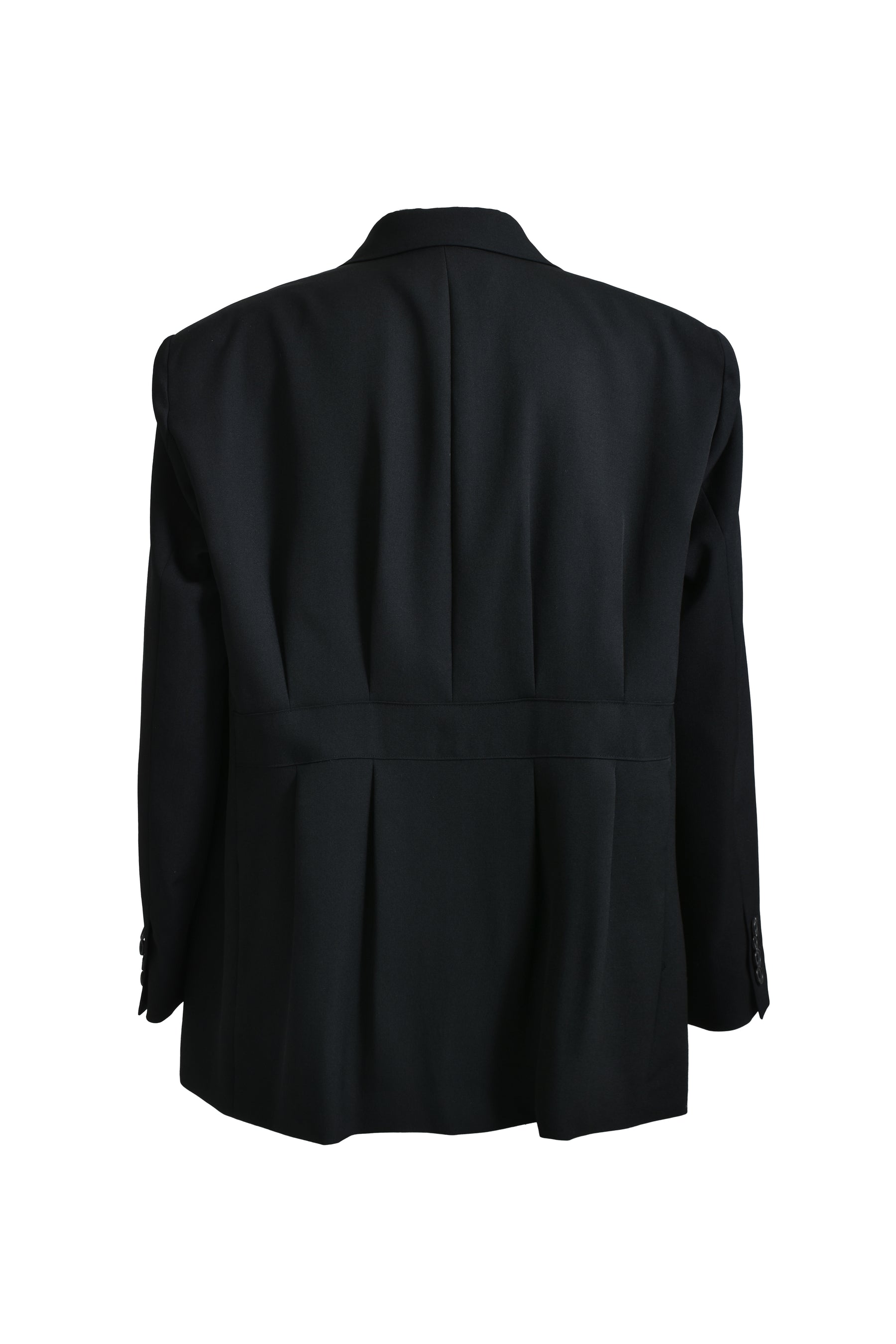 "JEROME" OVER SHOULDER TAILORED JACKET / BLK