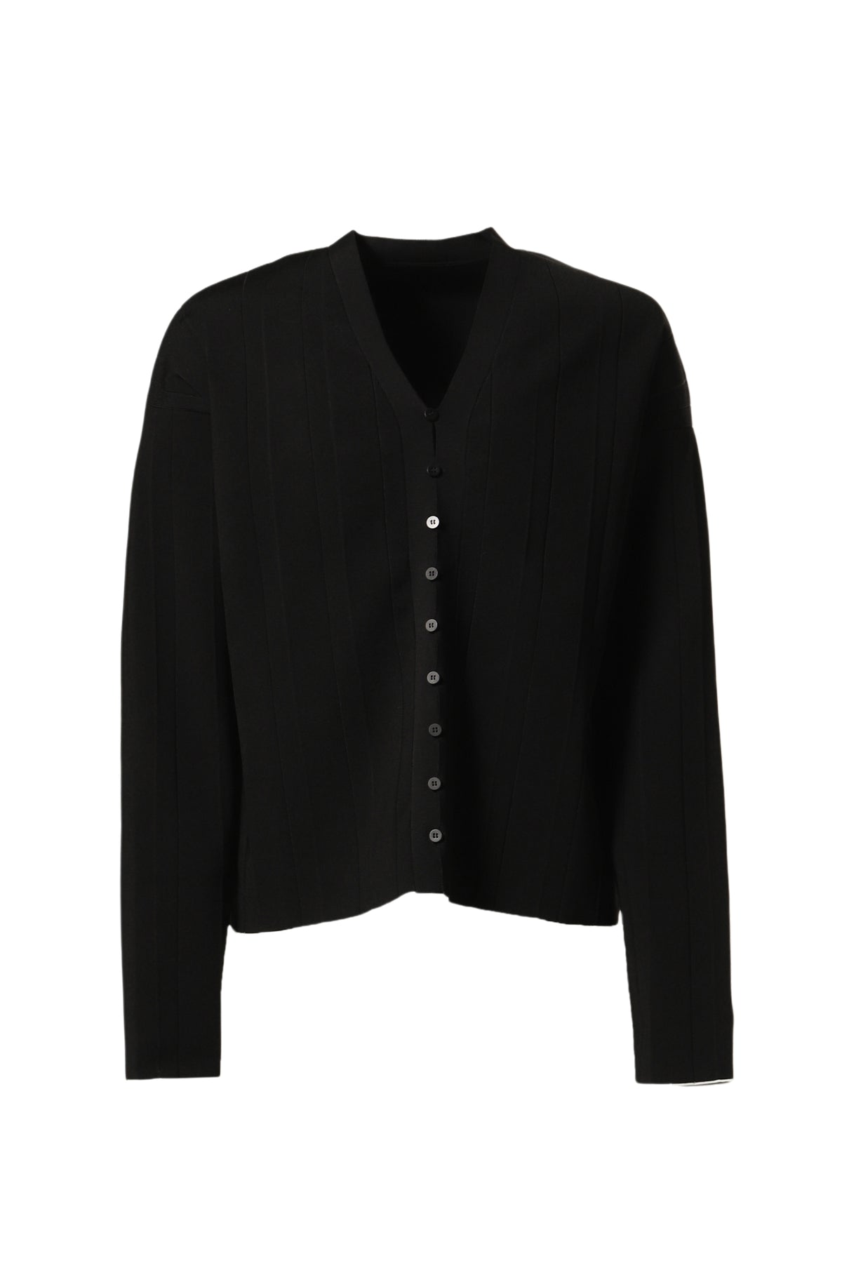 LE CARDIGAN PLISSE / BLK