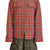 PADDED CHECK SHIRTS JACKET / RED