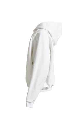 PLAIN ZIP HOODIE / WHT