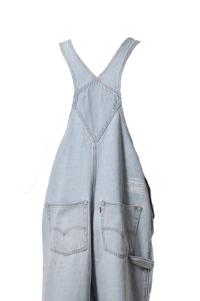 DENIM OVERALL WOVEN / BLU