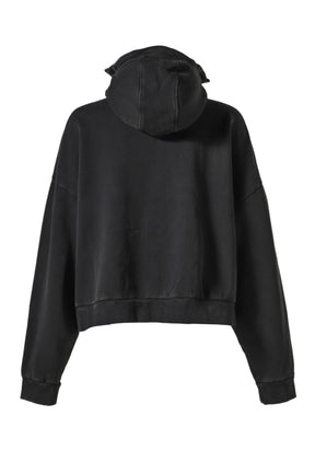 FULL ZIP / WASHED BLK