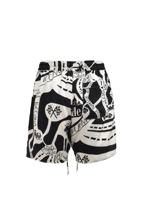 STRADA SILK SHORT/BLK WHT