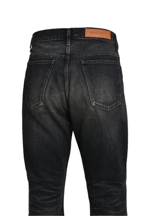 "MASU BOYS" FEATHER BELL-BOTTOM JEANS / BLK