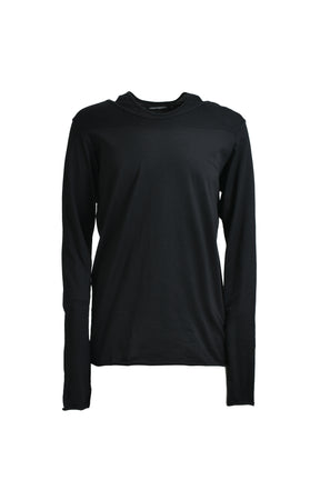 COTTON JERSEY T-SHIRTS / BLK