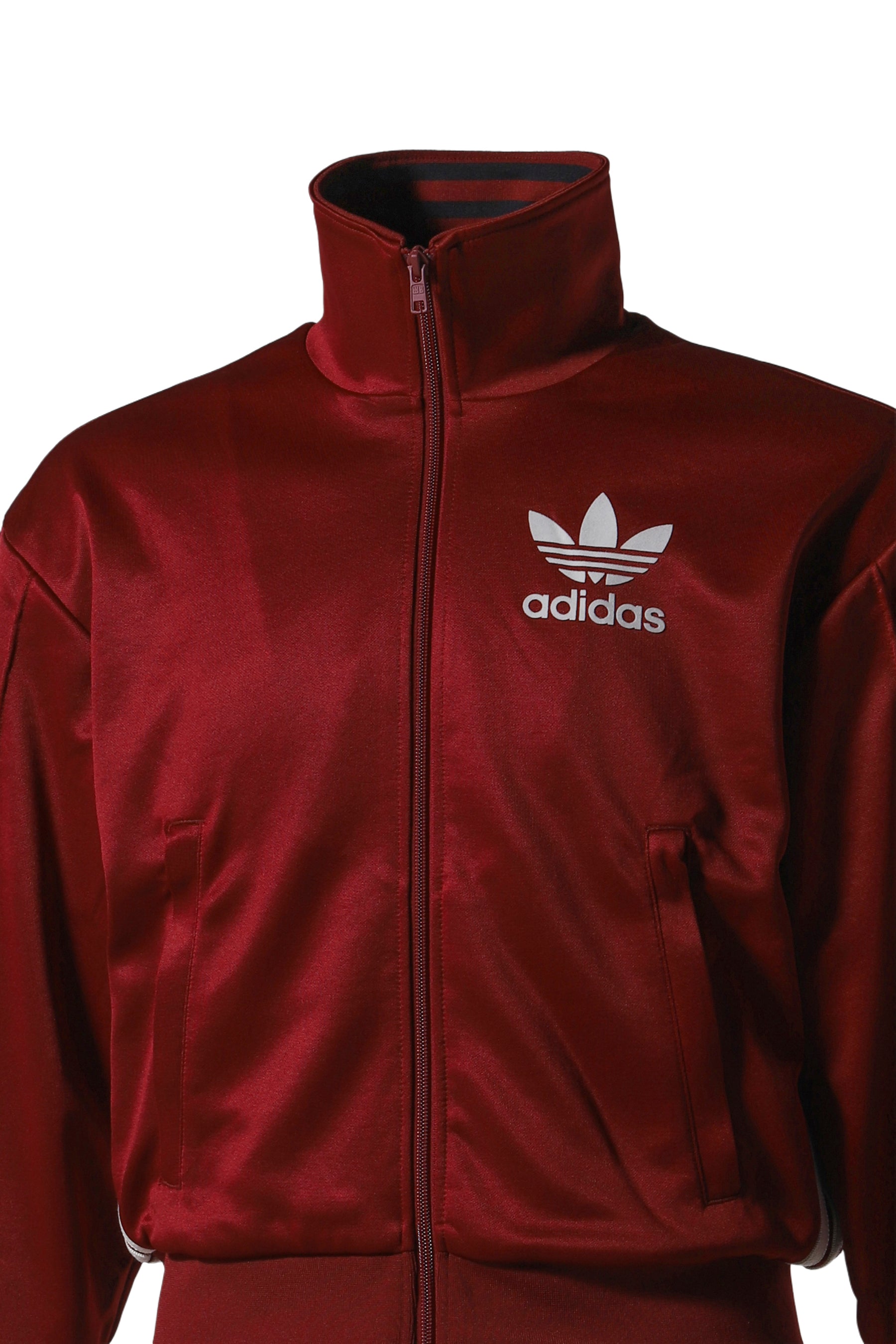 WB W TRACK TOP / COLLEGIATE BURGUNDY