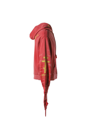 ZYGON ZIP HOODIE / RED